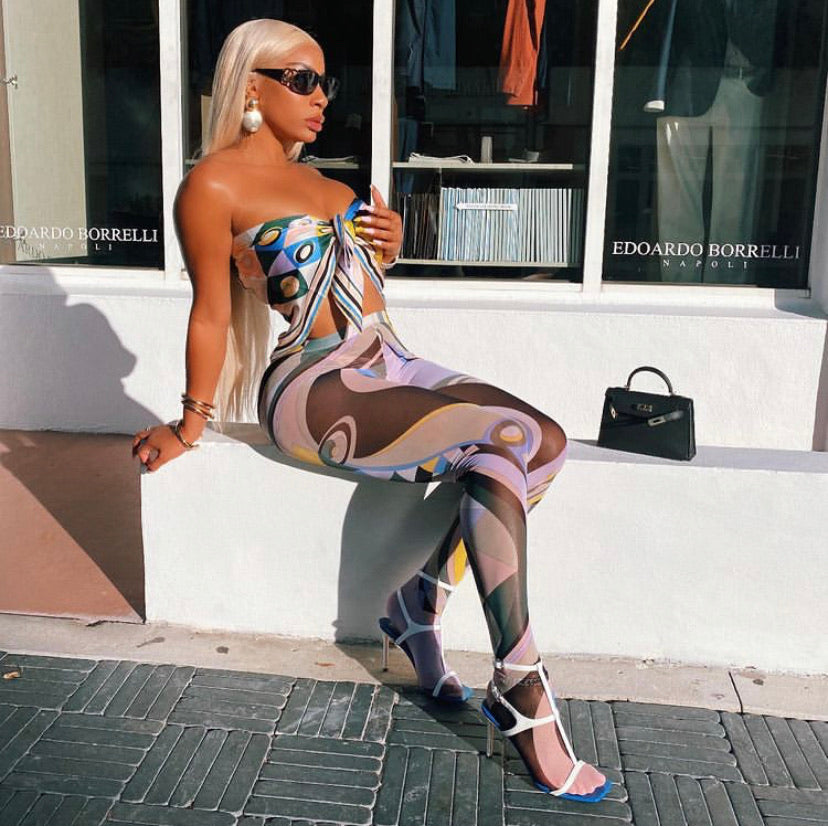 Pre Order: Pucci Print Tights