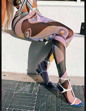 Pre Order: Pucci Print Tights