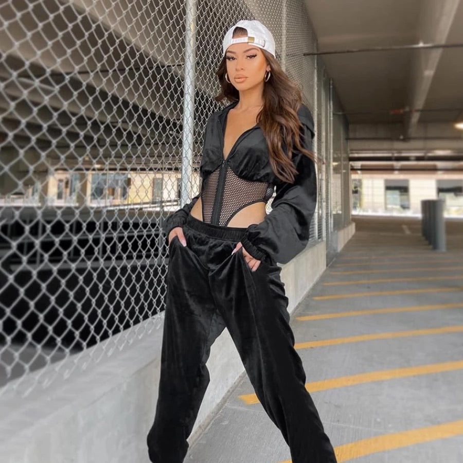 The Reese Velour Suit